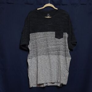 George Men's Charcoal and Light Gray Tee